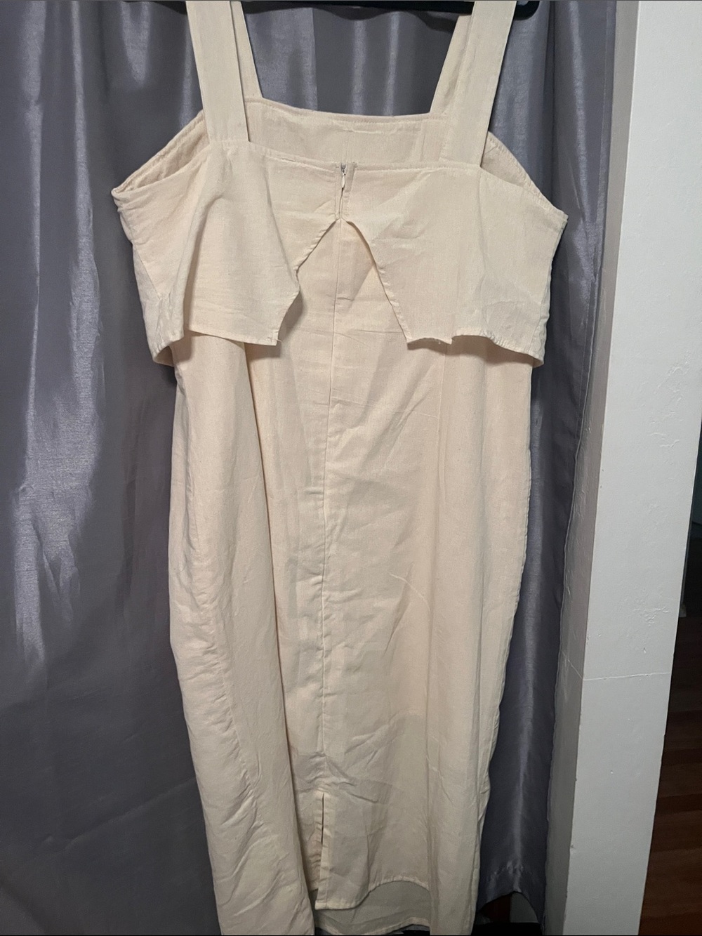Cream Embroidered Butterfly Floral Sundress - Picture 3 of 4